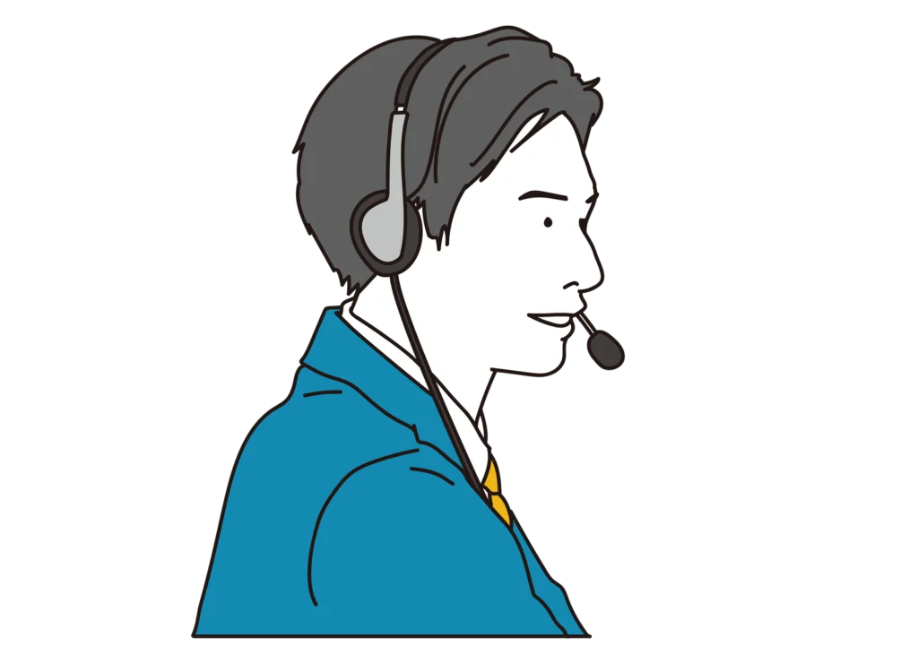 男性サポートスタッフ